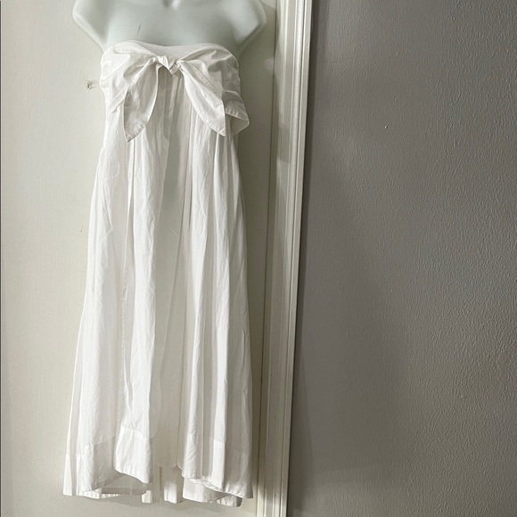 Anthropologie White Midi Dress - Picture 2 of 10